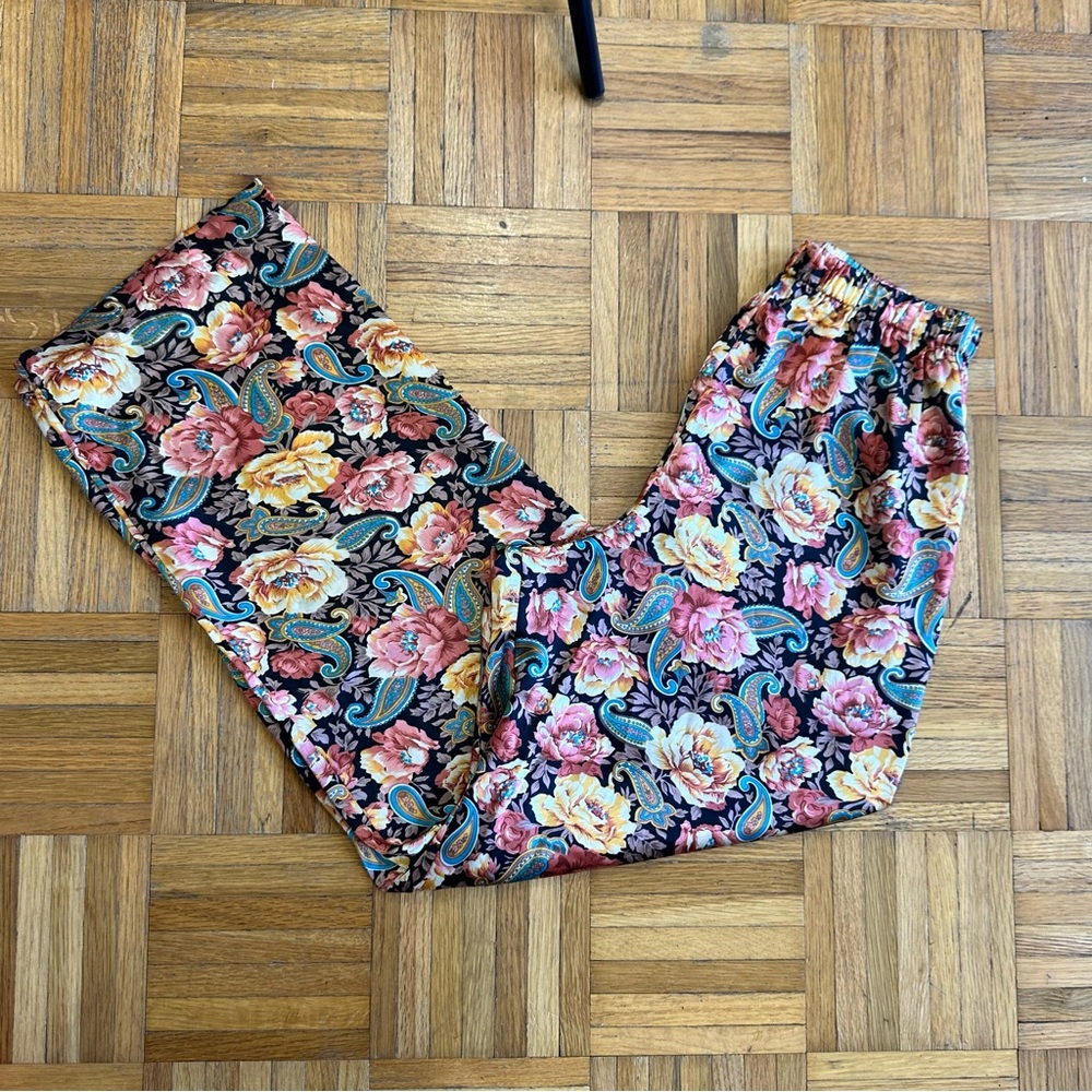 Vintage Victoria’s Secret Boho Floral Sleep Pants Size Small - Picture 5 of 5